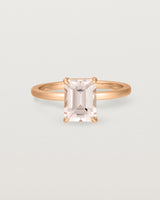 Una Emerald Solitaire | Morganite