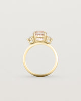 Una Round Trio Ring | Morganite & Diamonds