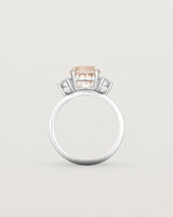 Una Round Trio Ring | Morganite & Diamonds