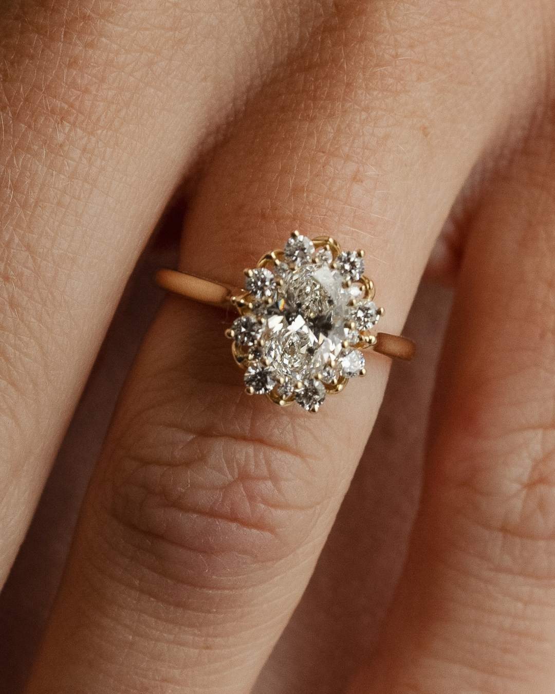 Eirene Halo Ring | Natural Diamonds