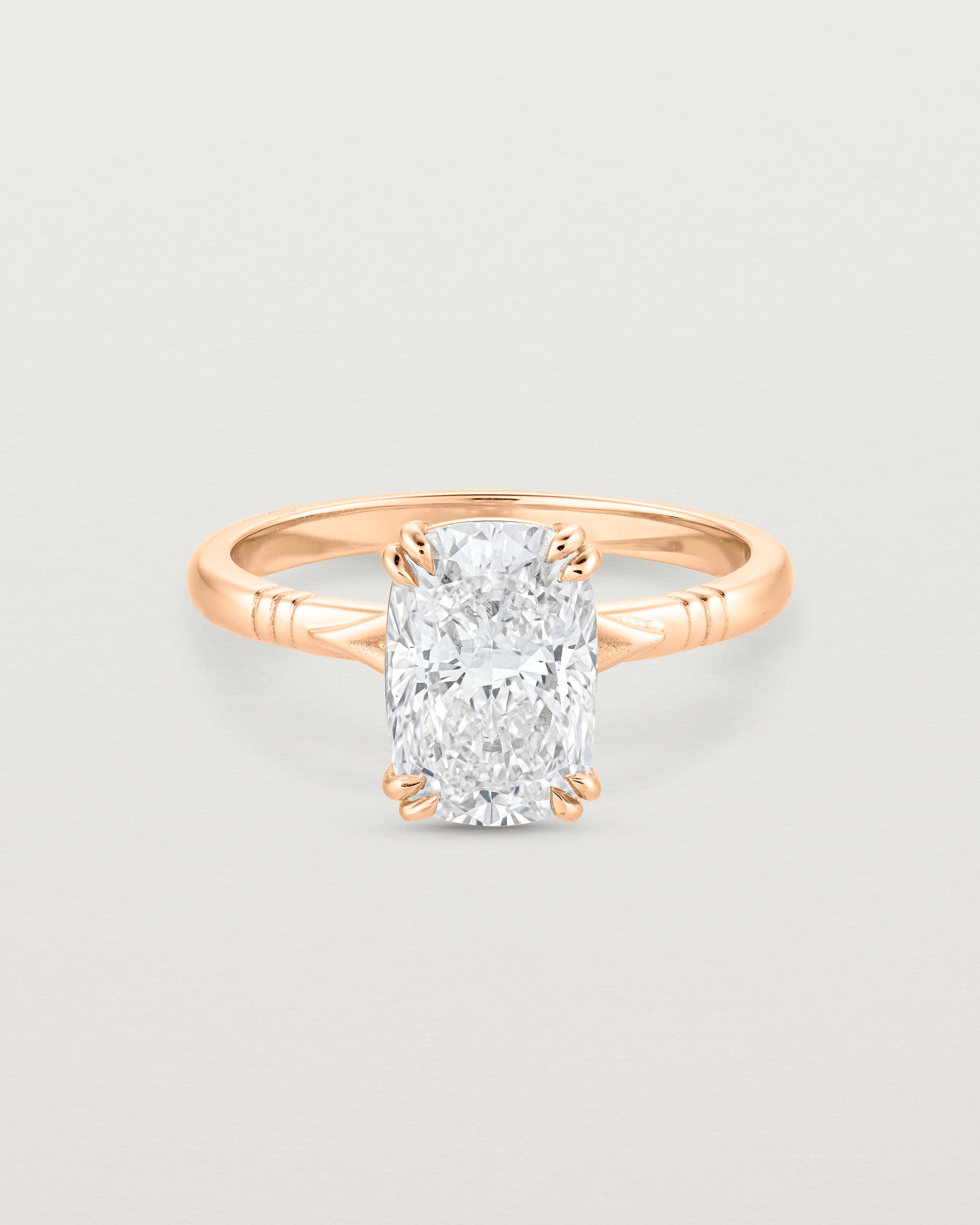 Vintage Elongated Cushion Solitaire | Laboratory Grown Diamond