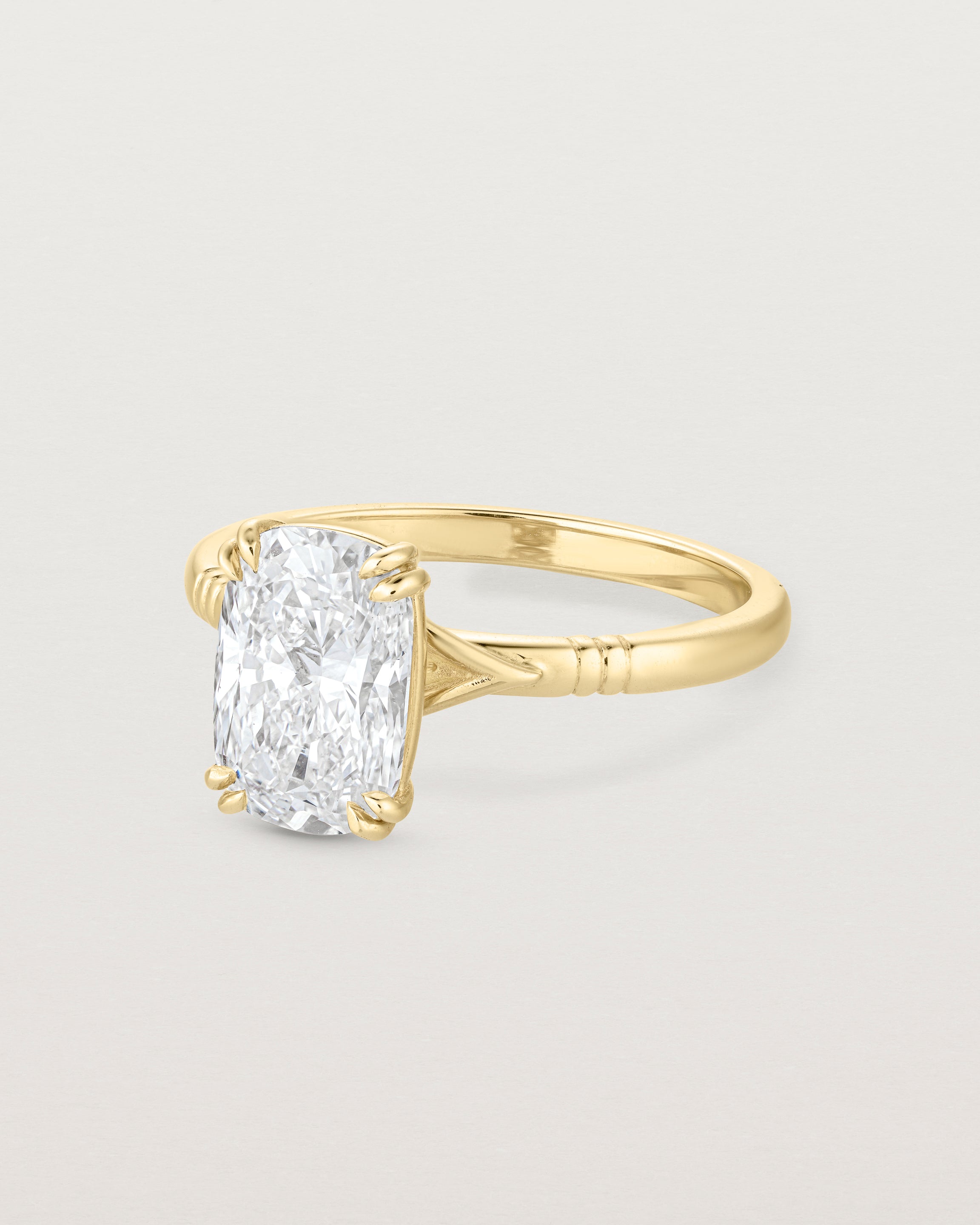 Vintage Elongated Cushion Solitaire | Laboratory Grown Diamond