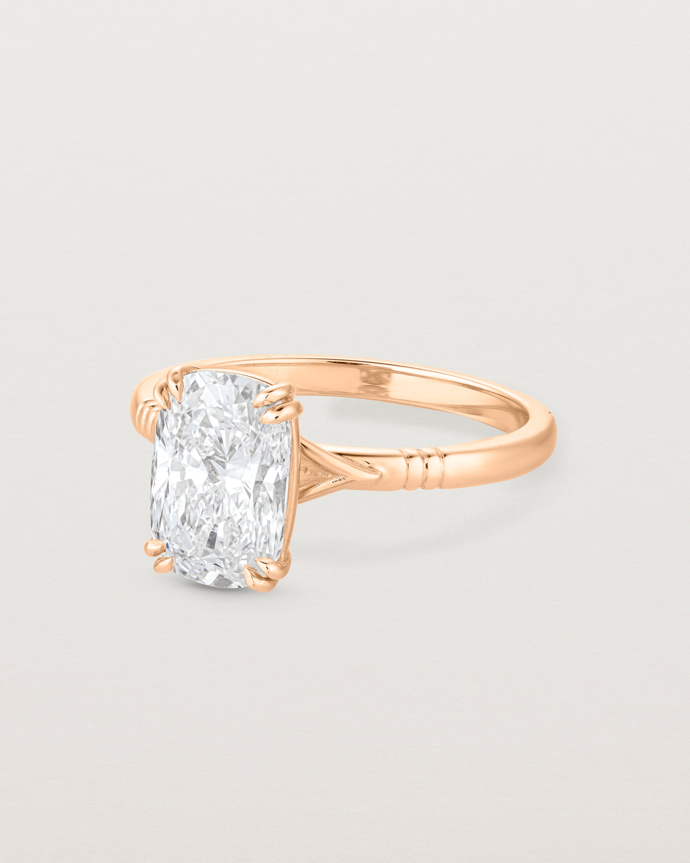 Vintage Elongated Cushion Solitaire | Laboratory Grown Diamond