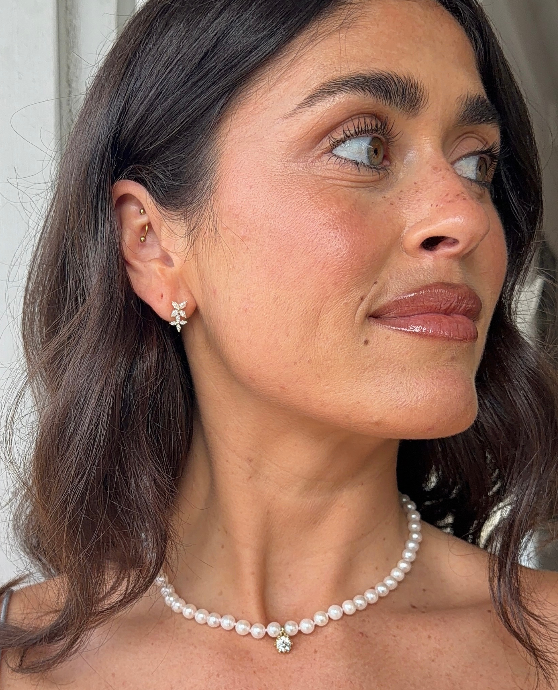 Fleur Earrings | Natural Diamonds