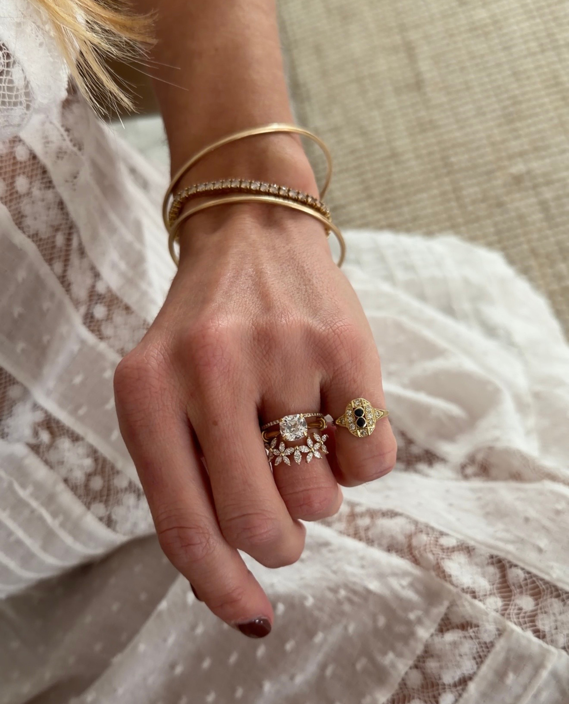 Fleur Crown Ring | Natural Diamonds