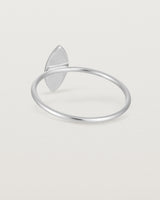 Back view of the Willow Ring | Birthstone | Sterling Silver.