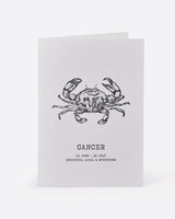 Zodiaque Moon | Cancer Letterpress Greeting Card