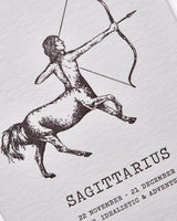 Zodiaque Moon | Sagittarius Letterpress Greeting Card