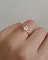 video of ring being worn on hand
