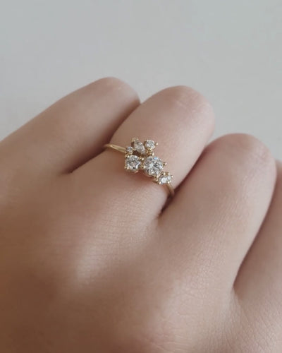 Diamond Daisy Cluster Ring 1.60ct Platinum | Philip Lloyd Jewellers
