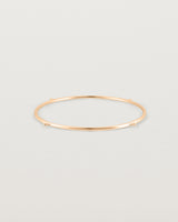 Front view of the Alya Bangle in Rose Gold.