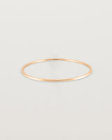 Front view of the Antares Bangle in Rose Gold.