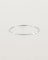 Front view of the Antares Bangle in Sterling Silver.