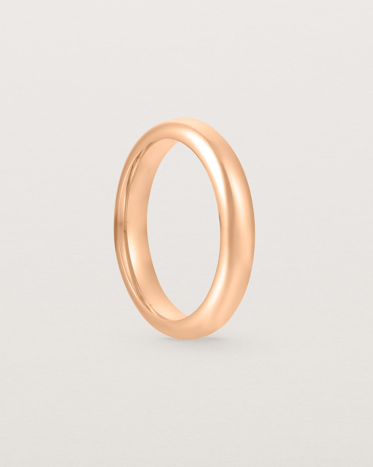 Ring Rinvma40 Bold Curve Ring | 4mm | Rose Gold | Natalie Marie Jewellery