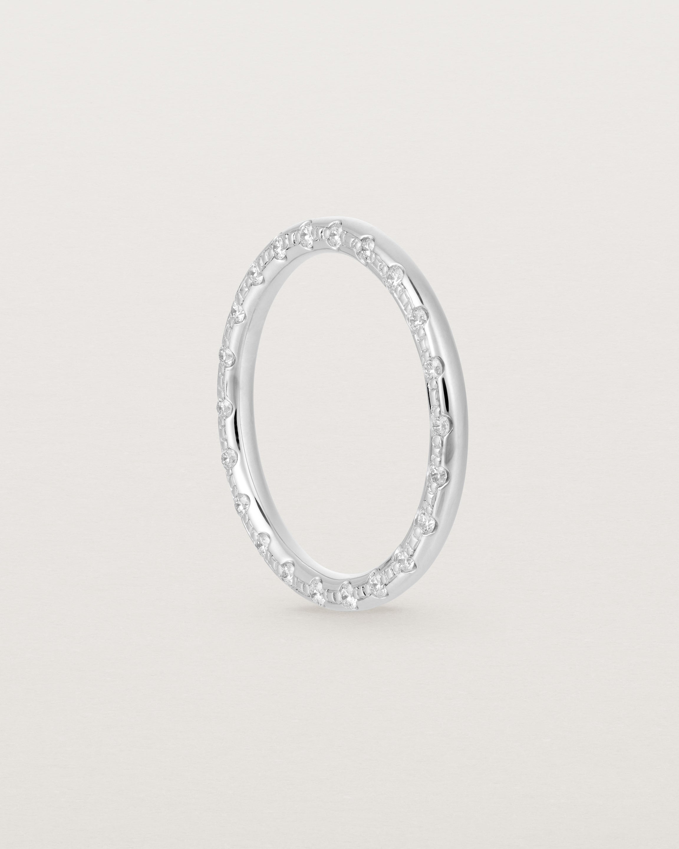 Cascade Profile Ring | Diamonds