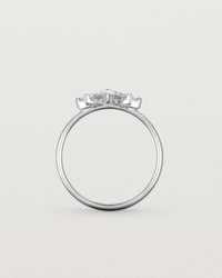 Sun Ring | Diamonds | White Gold | Natalie Marie Jewellery