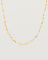The Figaro Chain Necklace | Bold in Yellow Gold.