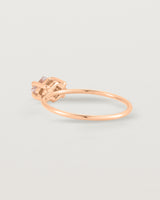 Back view of the Mai Ring | Savannah Sunstone in Rose Gold.