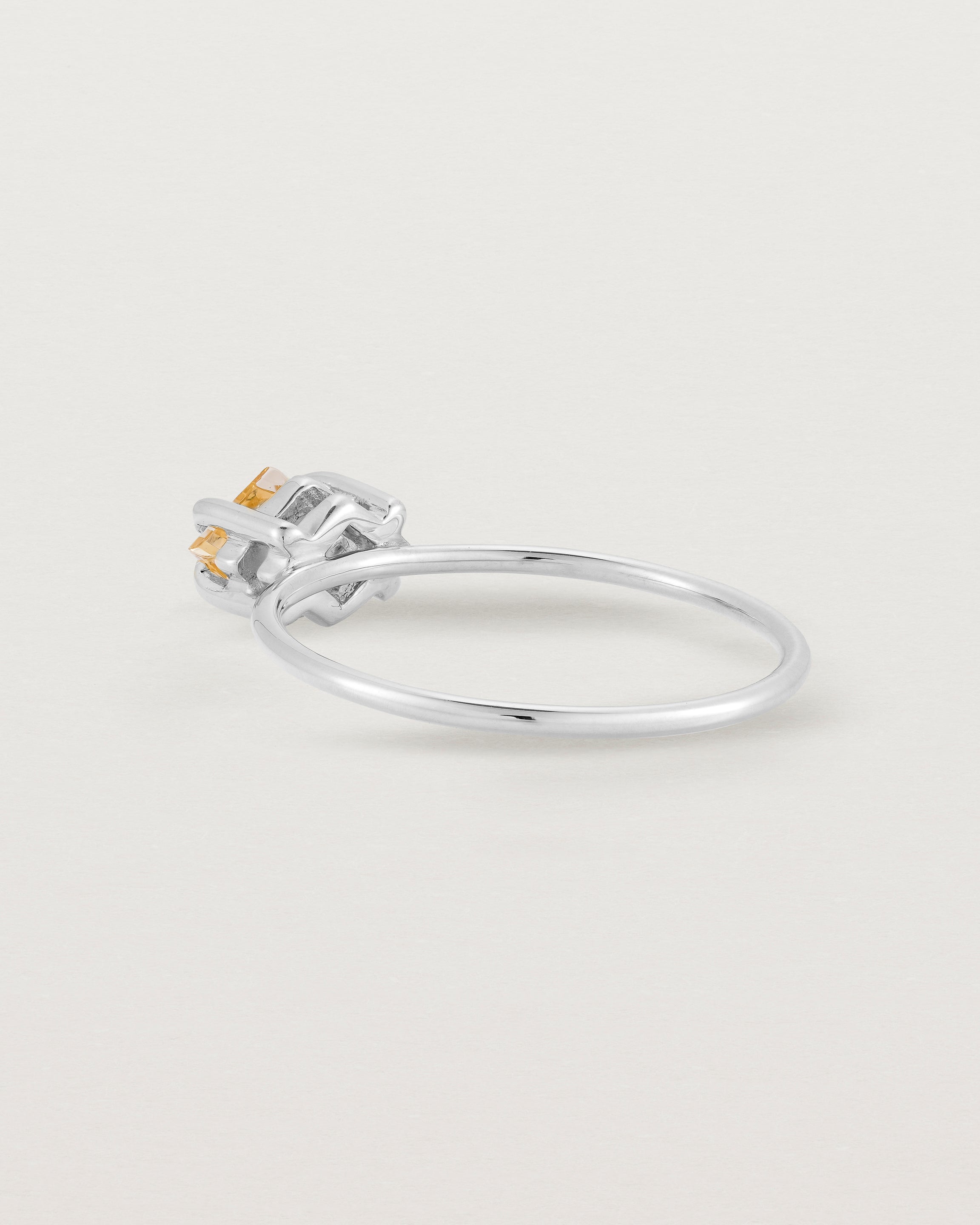 Back view of the Mai Ring | Savannah Sunstone in Sterling Silver.
