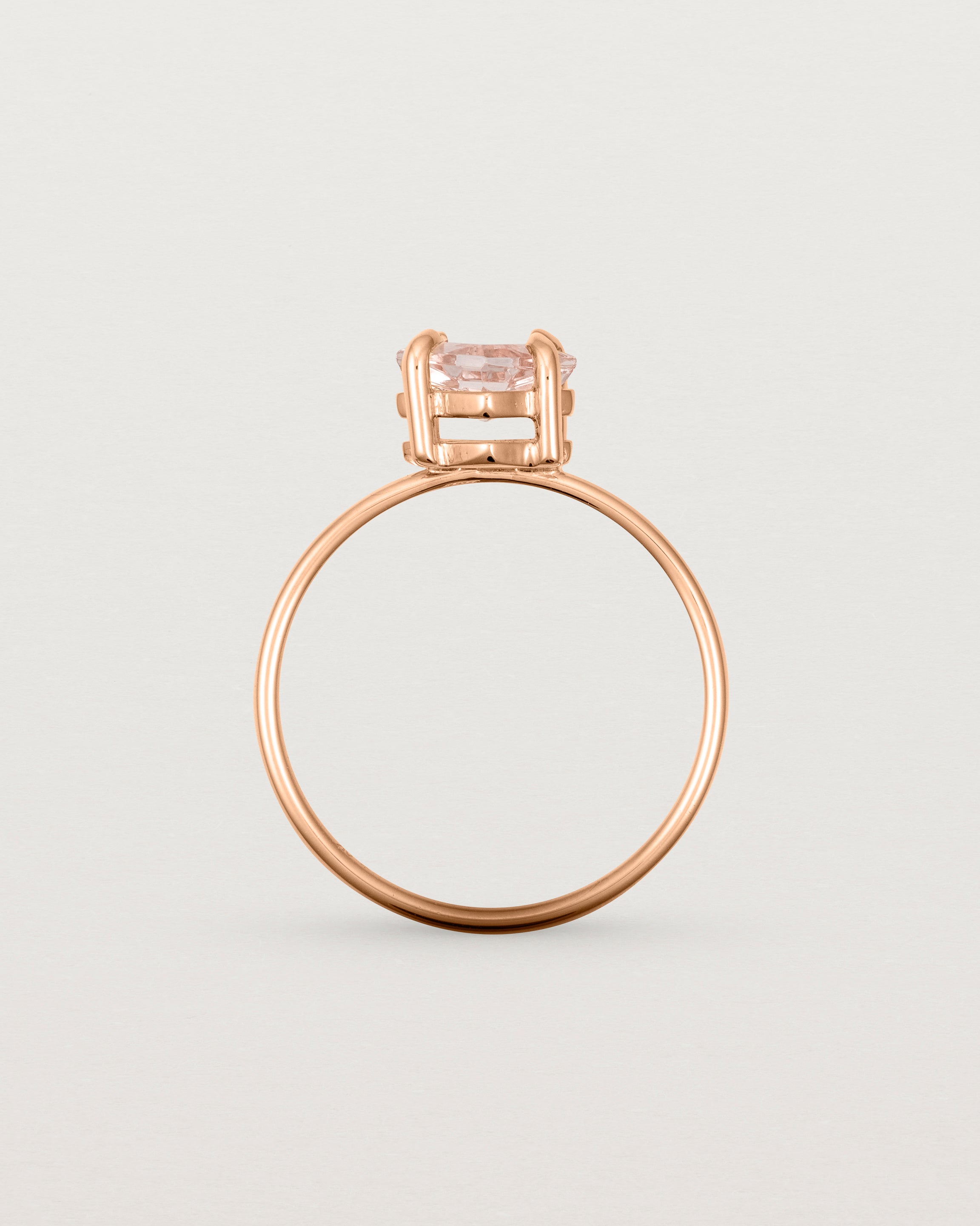 Standing view of the Mai Ring | Savannah Sunstone in Rose Gold.