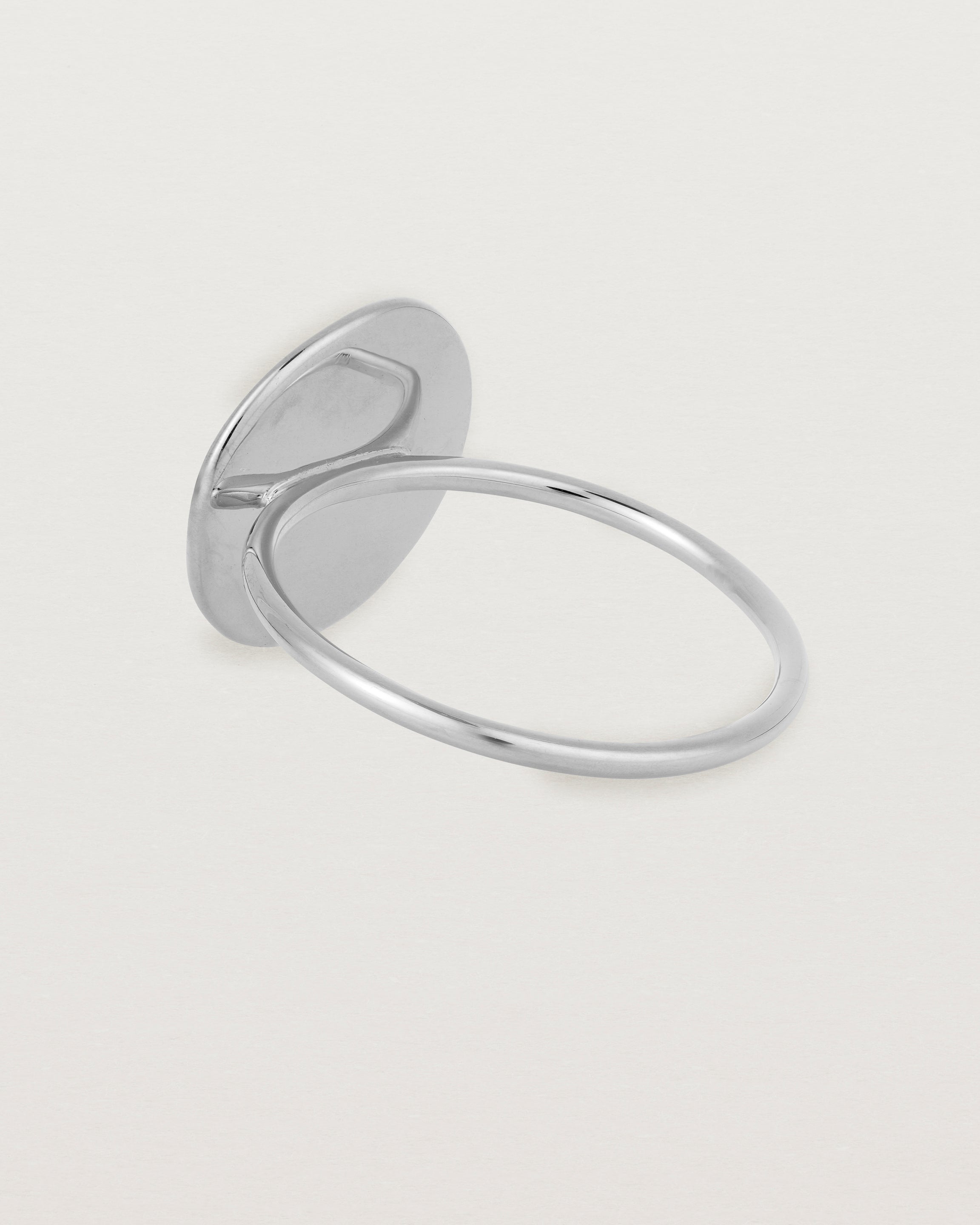 Back view of the Mana Ring in Sterling Silver.