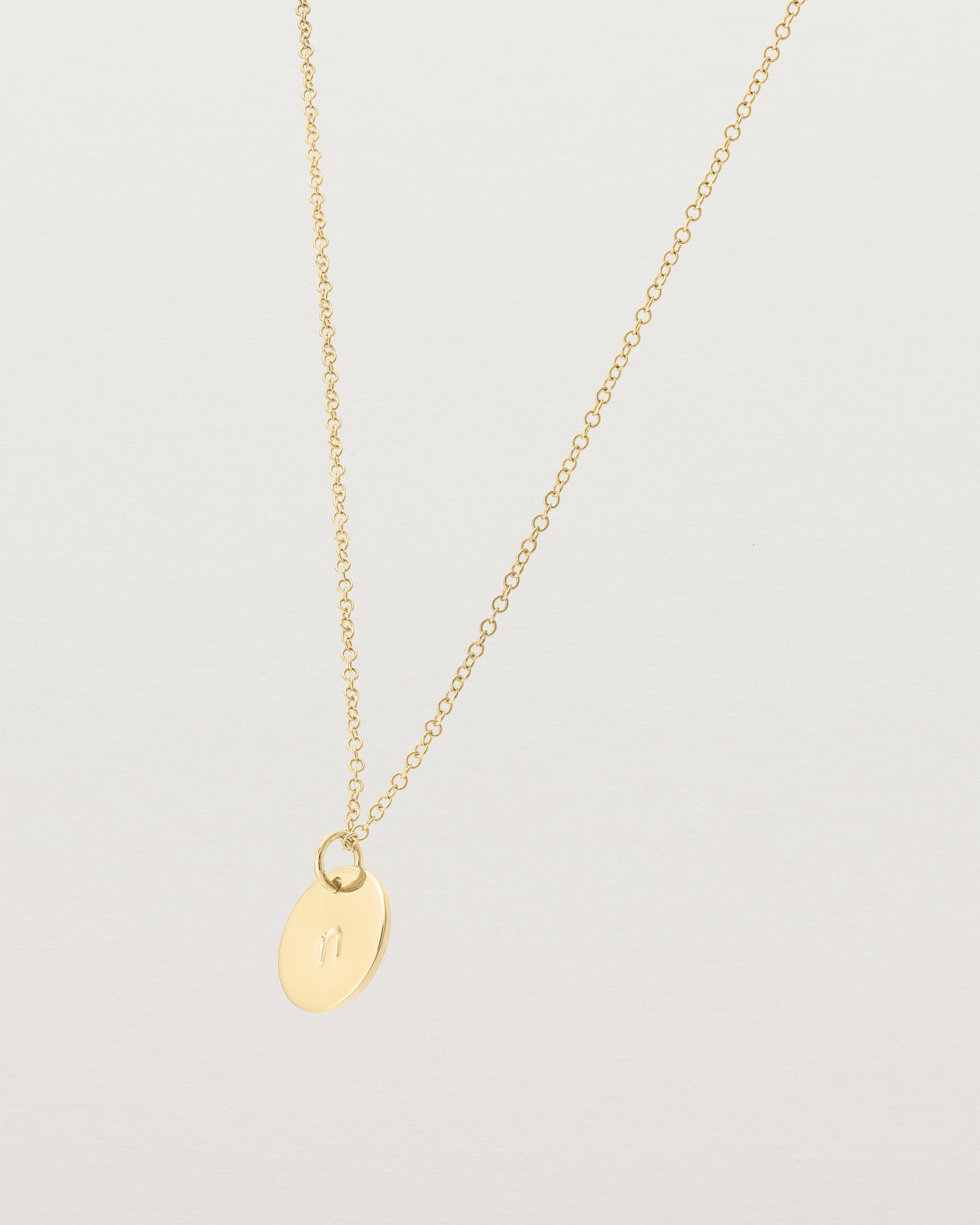 Sofia Large Disc Necklace - Gold, Silver | Misuzi