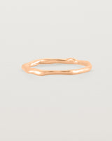 The Organic Stacking Ring in Rose Gold.