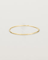 Front view of the Organic Bangle | Yellow Gold.