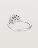Back view of the Rose Ring | Laboratory Grown Diamonds | White Gold.