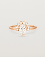 Front view of the Rose Ring | Laboratory Grown Diamonds | Rose Gold.