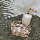 Rose Petal Wedding Confetti Basket