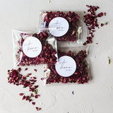 Rose Petal Wedding Confetti bags