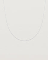 Front view of the Simple Chain Necklace | Sterling Silver