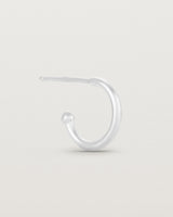 Side view of the Suspend Hoops | Sterling Silver.