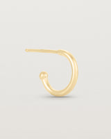 Side view of the Suspend Hoops | Yellow Gold