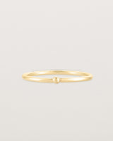 Front view of the Suspend Ring in Yellow Gold.